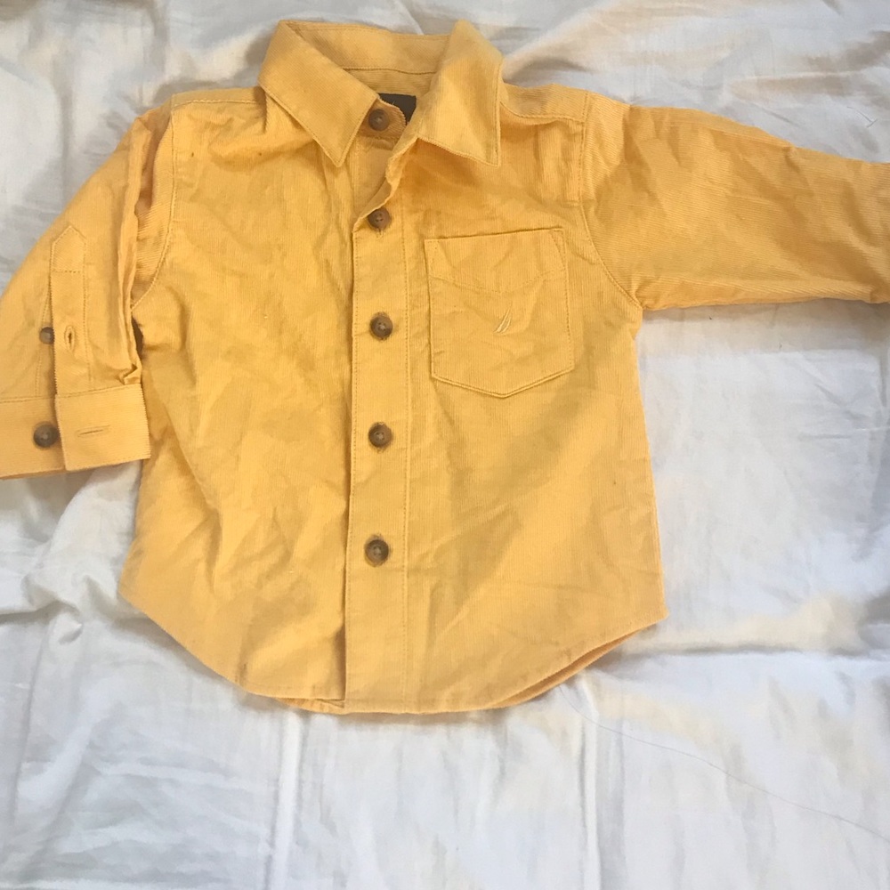 NWT Nautica Set Shirt & Plaid Pants Sz 6-12 moths